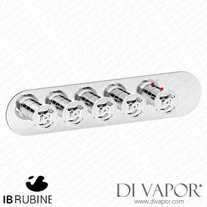 IB Rubinetti EUA422IINB1 Aqua - 4 Ways Thermostatic Shower Spare Parts