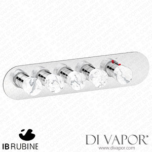 IB Rubinetti EUA422IINMR_1 Aqua - 4 Ways Thermostatic Shower Spare Parts
