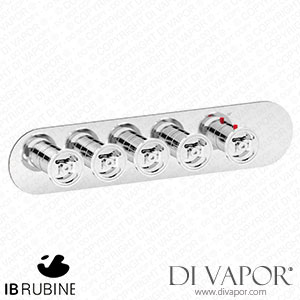 IB Rubinetti EUA422ISNB1 Aqua - 4 Ways Thermostatic Shower Spare Parts