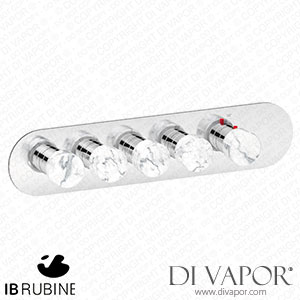 IB Rubinetti EUA422ISNMR_1 Aqua - 4 Ways Thermostatic Shower Spare Parts