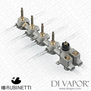 IB Rubinetti EUA422ONNRX1 Aqua - 4 Ways Thermostatic Shower Spare Parts