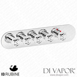 IB Rubinetti EUA422OONB1 Aqua - 4 Ways Thermostatic Shower Spare Parts