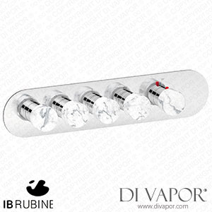 IB Rubinetti EUA422OONMR_1 Aqua - 4 Ways Thermostatic Shower Spare Parts
