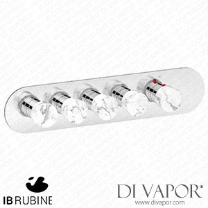 IB Rubinetti EUA422RSNMR_1 Aqua - 4 Ways Thermostatic Shower Spare Parts