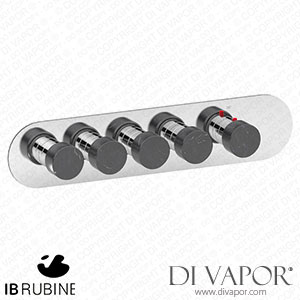IB Rubinetti EUA422RSNMR_2 Aqua - 4 Ways Thermostatic Shower Spare Parts