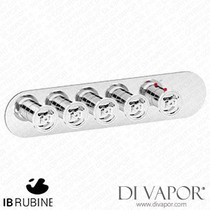 IB Rubinetti EUA422SRNB1 Aqua - 4 Ways Thermostatic Shower Spare Parts