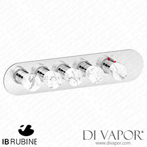 IB Rubinetti EUA422SRNMR_1 Aqua - 4 Ways Thermostatic Shower Spare Parts