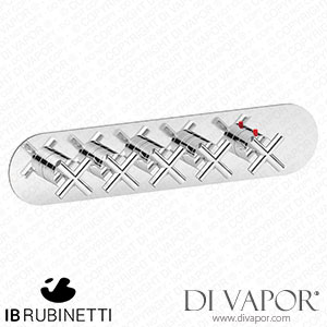 IB Rubinetti EUA422SSNWO Aqua - 4 Ways Thermostatic Shower Spare Parts