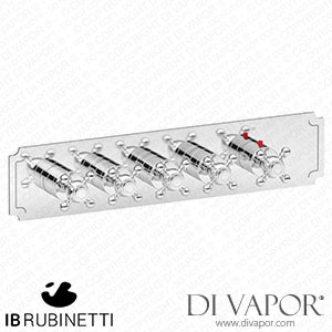 IB Rubinetti EUA425PLNHR Aqua - 4 Ways Thermostatic Shower Spare Parts