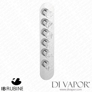 IB Rubinetti EUA512CSNMR_1 Aqua - 5 Ways Thermostatic Shower Spare Parts