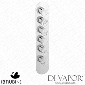 IB Rubinetti EUA512ISNMR_1 Aqua - 5 Ways Thermostatic Shower Spare Parts