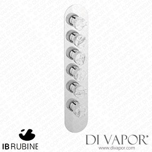 IB Rubinetti EUA512NPNMR_1 Aqua - 5 Ways Thermostatic Shower Spare Parts