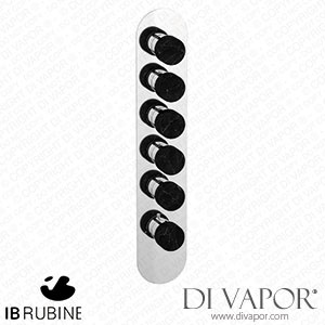 IB Rubinetti EUA512NPNMR_2 Aqua - 5 Ways Thermostatic Shower Spare Parts