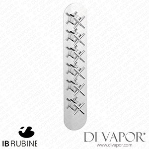 IB Rubinetti EUA512NPNWO Aqua - 5 Ways Thermostatic Shower Spare Parts