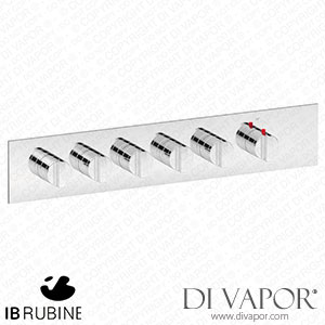 IB Rubinetti EUA521CFNHJ Aqua - 5 Ways Thermostatic Shower Spare Parts