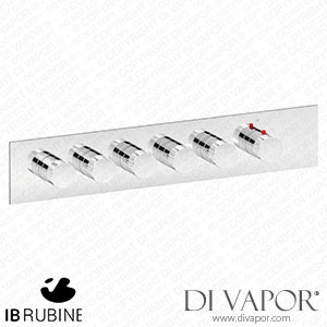 IB Rubinetti EUA521IINID1 Aqua - 5 Ways Thermostatic Shower Spare Parts