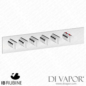 IB Rubinetti EUA521NPNHJ Aqua - 5 Ways Thermostatic Shower Spare Parts