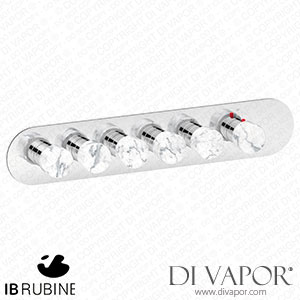 IB Rubinetti EUA522CFNMR_1 Aqua - 5 Ways Thermostatic Shower Spare Parts