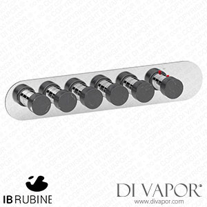IB Rubinetti EUA522CFNMR_2 Aqua - 5 Ways Thermostatic Shower Spare Parts