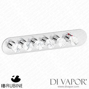IB Rubinetti EUA522CSNMR_1 Aqua - 5 Ways Thermostatic Shower Spare Parts