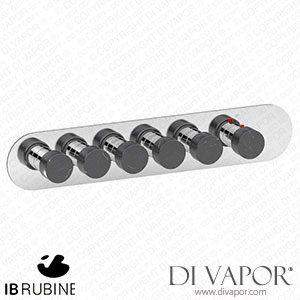 IB Rubinetti EUA522CSNMR_2 Aqua - 5 Ways Thermostatic Shower Spare Parts