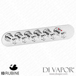 IB Rubinetti EUA522NPNB1 Aqua - 5 Ways Thermostatic Shower Spare Parts