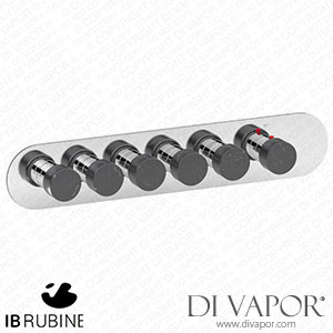 IB Rubinetti EUA522NPNMR_2 Aqua - 5 Ways Thermostatic Shower Spare Parts