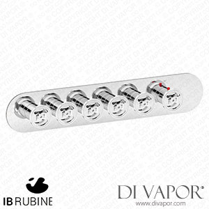 IB Rubinetti EUA522OONB1 Aqua - 5 Ways Thermostatic Shower Spare Parts