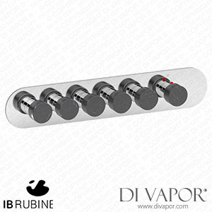 IB Rubinetti EUA522OONMR_2 Aqua - 5 Ways Thermostatic Shower Spare Parts