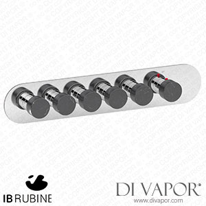 IB Rubinetti EUA522OSNMR_2 Aqua - 5 Ways Thermostatic Shower Spare Parts