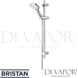 Bristan EV KIT01 C Evo Shower Fittings Kit Adjustable Riser Rail with Large Handset Spare Parts