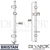 Bristan EVC-ADR01-WC Spare Parts Diagram