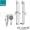 VADO EVO-MFSRKWO-CP Spare Parts Daigram