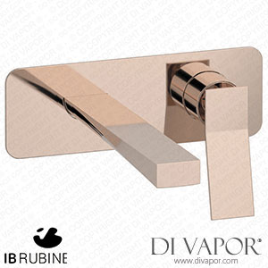 IB Rubinetti EWA206RS Wave Wall Mounted Washbasin Mixer Complete with Drain Spare Parts
