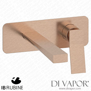 IB Rubinetti EWA206SR Wave Wall Mounted Washbasin Mixer Complete with Drain Spare Parts