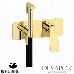 IB Rubinetti EWA706II Wave Exposed Parts for Bidet Spray Complete with Mixer Spare Parts