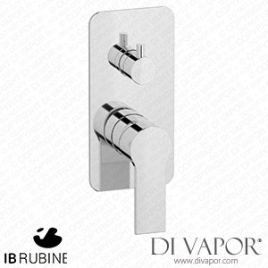 IB Rubinetti EWN310CC Why Not? Exposed Parts for Manual Wall Mixer with Two Ways Diverter Spare Parts