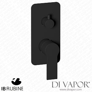 IB Rubinetti EWN312NP Why Not? Exposed Parts for Manual Wall Mixer with Three Ways Diverter Spare Parts