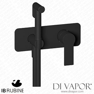 IB Rubinetti EWN706NP Why Not? Exposed Parts for Bidet Spray Complete with Mixer Spare Parts