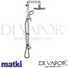 Matki EX009 Elixir Classic Shower Kit Spare Parts