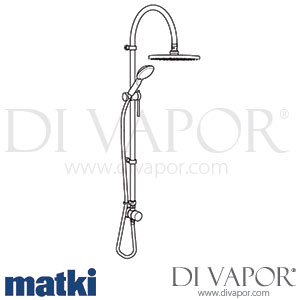 Matki EX011 Elixir Classic Shower Kit Spare Parts