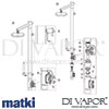 Matki EX100 Elixir Shower Column Dimension