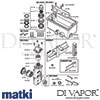 Matki EX20 Elixir Blade Design 1 Way Concealed Thermostatic Shower Mixer Dimension