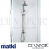 Matki EXC09 Elixir Concealed with Corner Mounted Wall Assembly Shower Spare Parts