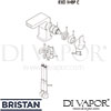 Bristan EXD 1HBF C Spare Tech Diagram