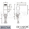 Bristan EXD BAS C Mixer Spare Diagram