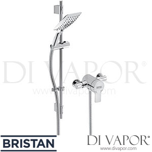 Bristan EXD SHXAR C Exodus Thermostatic Exposed Mini Shower Valve & Adjustable Riser Kit Spare Parts