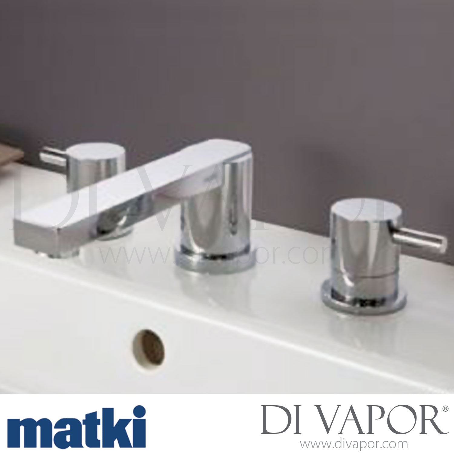 Matki EXD51 Elixir Classic Design Basin and Bath Filler Tap with Spout