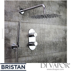 Bristan EXODUS SHWR PK2 Shower Pack with Fixed Head and Wall Outlet Handset Spare Parts