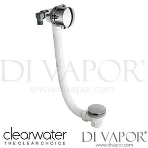 Clearwater EXT18 Bath Filler with Click-Clack Waste Extended Spare Parts